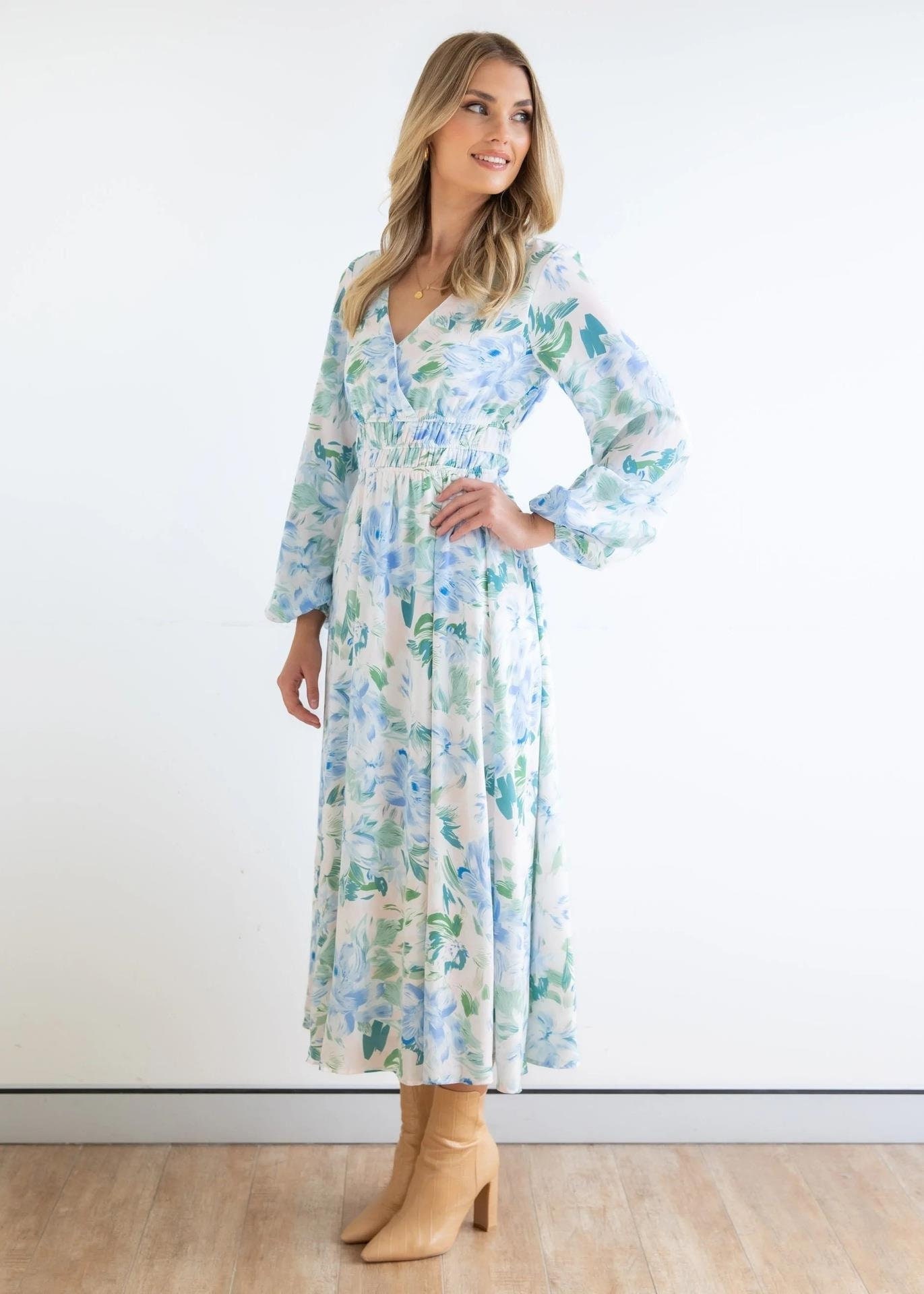 Summer Maxi Dress Floral Summer Dress 