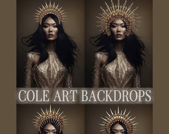 Gold Headpiece Digital Overlays, Maternity Backdrop Overlays, Studio Backdrop Overlays, Digital Headpiece, Photoshop Overlays