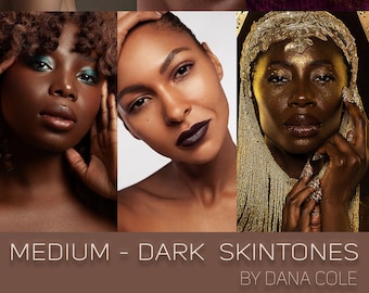 PS LUTs, bruin-donkere huidtinten, Photoshop Action, Influencer Luts, Portrait Luts, LUTS-collectie voor Photoshop
