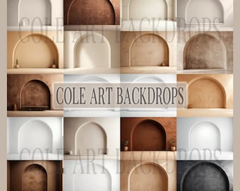 Minimal Arches TWO Set Digital Backdrops, Maternity Backdrop Overlays, Studio Backdrop Overlays, Fine Art Textures, Digital Background