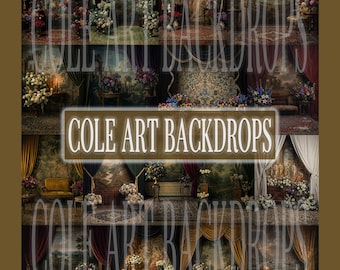 Renaissance Drape set Digital Backdrops, Maternity Backdrops, Digital Backgrounds