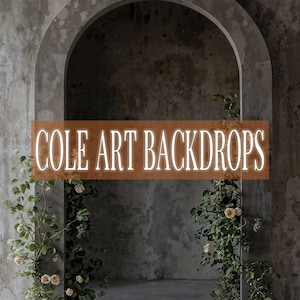 Earthly Arches 8 , Printed Backdrop, Fabric Backdrops, Printed Sweep Backdrop, Photography Backdrops