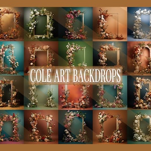 Frame Me COLOR Set 2 Digital Backdrops, Maternity Backdrop Overlays, Studio Backdrop Overlays, Fine Art Textures, Photoshop Overlays