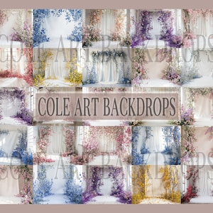 Airy Spring Set Digital Backdrops, Maternity Backdrops, Studio Backdrops, Digital Backgrounds