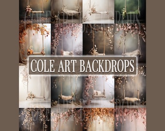 Branch Swing Set Digital Backdrops, Maternity Backdrop Overlays, Studio Backdrop Overlays, Fine Art Textures