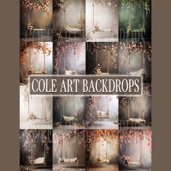 Branch Swing Set Digital Backdrops, Maternity Backdrop Overlays, Studio Backdrop Overlays, Fine Art Textures