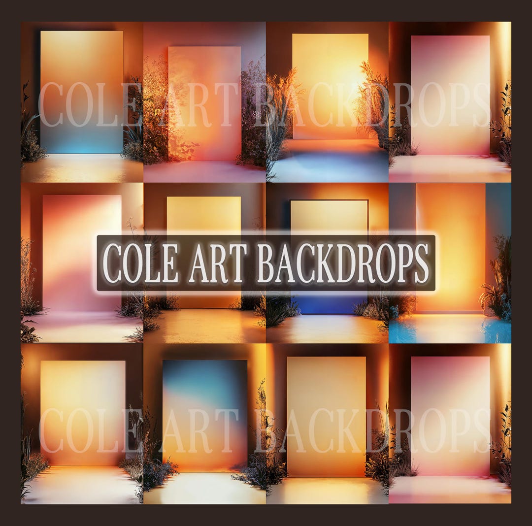 Panel Glow Set Digital Backdrops, Maternity Backdrops, Digital ...