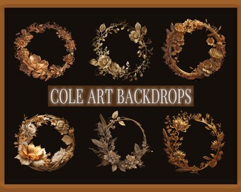 Gold Halo Ring Photo Overlays, Maternity Backdrop Overlays, Studio Backdrop Overlays, Fine Art Textures, Photoshop Overlays