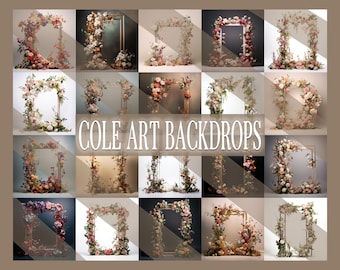 Frame Me Neutrals Set Digital Backdrops, Maternity Backdrop Overlays, Studio Backdrop Overlays, Fine Art Textures, Photoshop Overlays