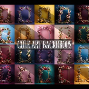 Frame Me COLOR Set 1 Digital Backdrops, Maternity Backdrop Overlays, Studio Backdrop Overlays, Fine Art Textures, Photoshop Overlays
