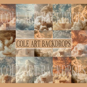 Goddess of Clouds set Digital Backdrops, Maternity Backdrops, Digital Backgrounds