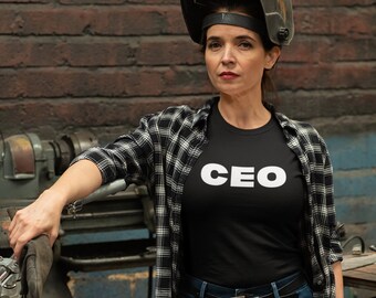 CEO T-Shirt Funny Boss Tee Entrepreneur Gift Hustle Shirt Unisex Heavy Cotton Business Owner Tshirt CEO Life