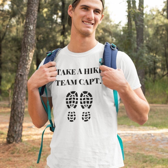 Take a Hike Team Capt. T-shirt, Hiking Shirt, Nature Shirt, Hiker
