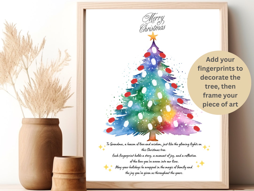 Grandma Christmas Gift, Holiday Grandma Gift Ideas, Gift From Kids ...