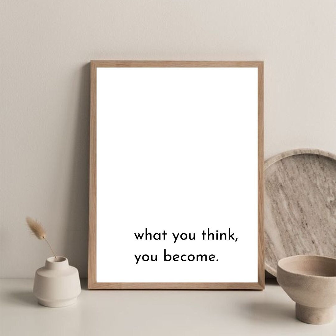 Inspirational Quote Print | Minimalist Wall Art (digital Download) - Etsy