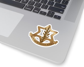 IDF (Israel Defense Forces) Logo Sticker , Kiss-Cut Stickers , israel , laptop stickers , ipad stickers , i support israel , army