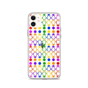 Penguin Rainbow iPhone Case