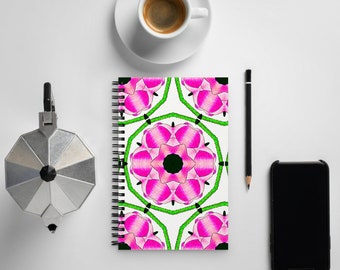 Flower Power Spiral notebook