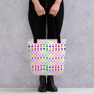 Penguin Rainbow Tote bag