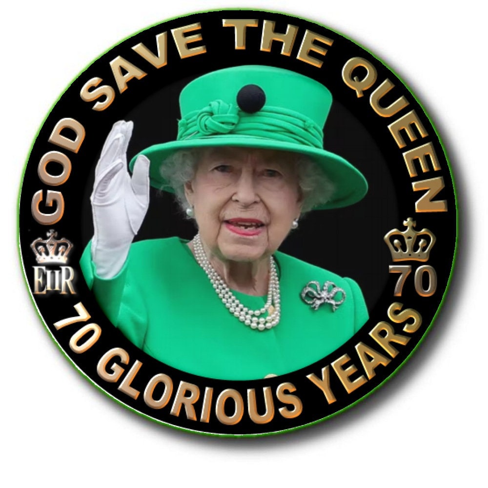 Commemorative Queen Elizabeth II Platinum Jubilee Souvenir Etsy