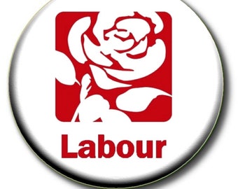 Vote Labour Party Political General Election 2024 Button Badge