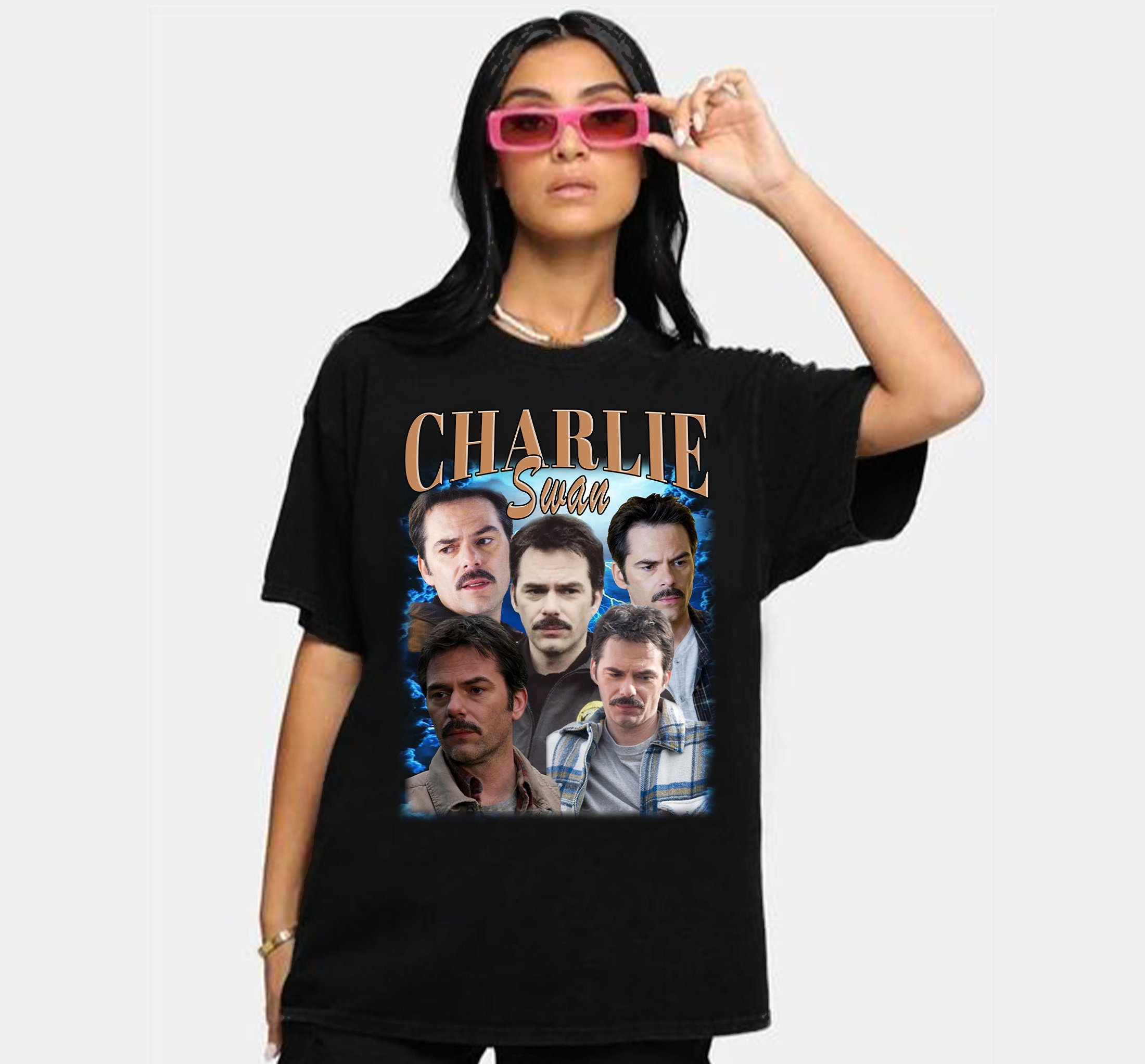 Vintage Charlie Swan Vintage 90's shirt, Billy Burke Fan Made Tee Shirt