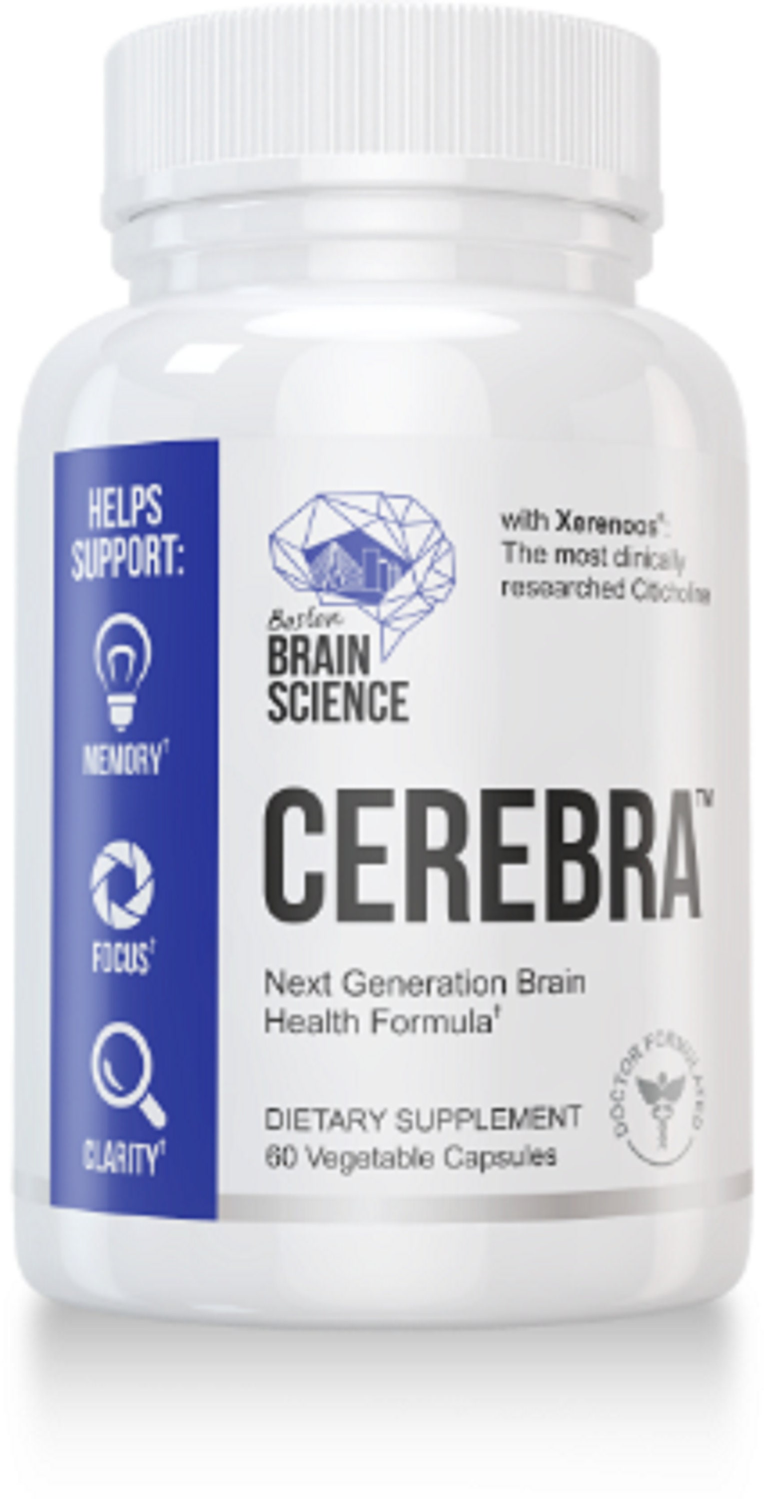 Cerebra Brain Health Formula by Boston Brain Science 60 Etsy