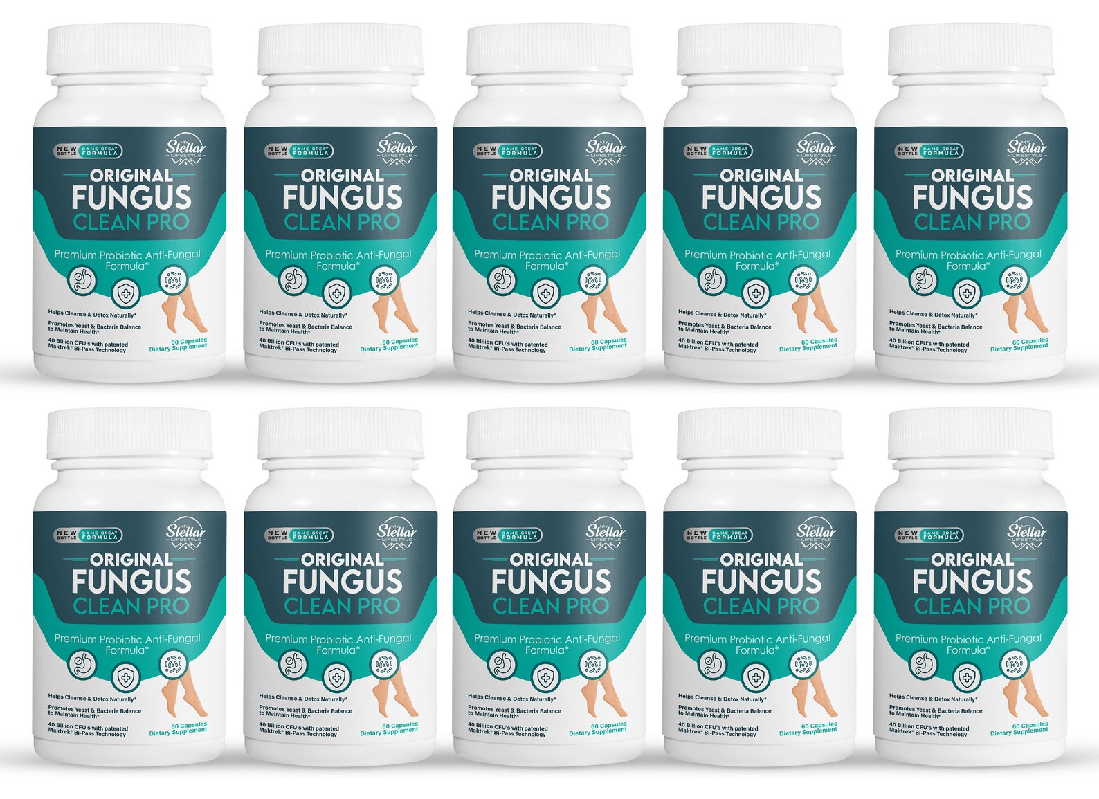 10 Pack Fungus Clean Pro Previene Y Cura Los Hongos60 Etsy