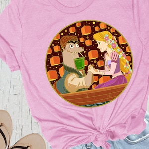 Rapunzel and Flynn Gerald Crossover Unisex Shirt