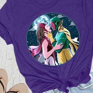 Halloween Wanda and Vision Unisex Shirt