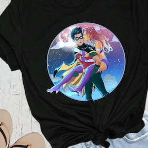 Robin and Starfire Teen Titan Unisex Shirt