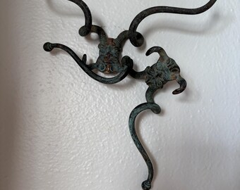 Pair of Mid 19th Century Gargoyle Hooks
