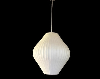 Herman Miller Nelson Pear Bubble Pendant issued by Modernica in the 1990s