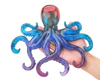 Moule en silicone 3D Big Octopus, moule époxy, moule à bougie, outils de décoration, moule à savon