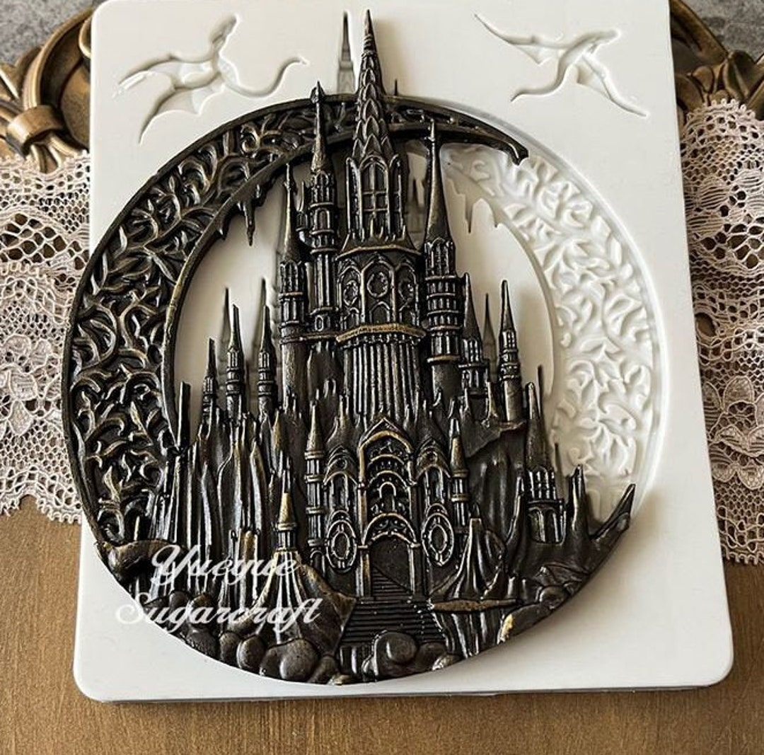 Enchanted Castle Mold, Cake Mold, Chocolate Mold, Decoration Tools ...