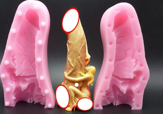 3D Large Penis Silicone Mold, Candle Plaster Silicone Mold, Cake Mold,  Chocolate Mold, Decoration Tools, Dick Mold 