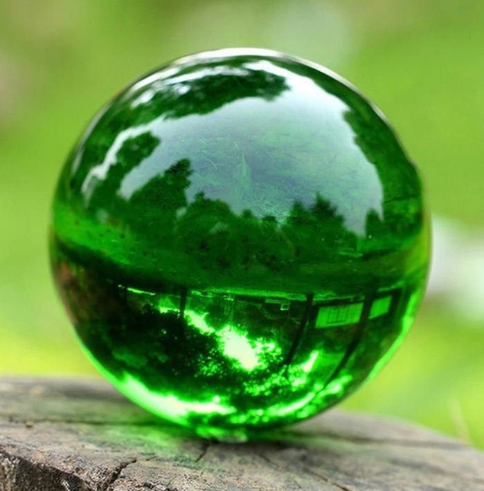 Green Marble Ball