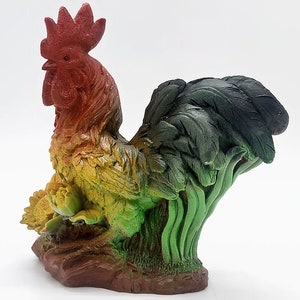 Atlantic Molds Hank the Rooster in Ceramic Bisque Ready to Paint