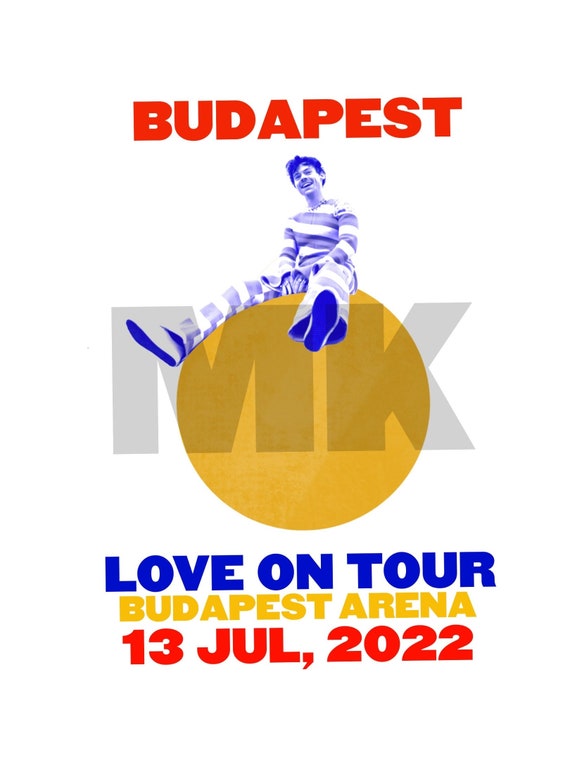 Harry Styles Love on Tour Budapest Digital Download Poster Etsy