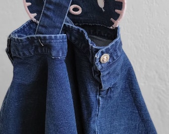 Hello Kitty denim rokje voor kleine meisjes, maat 4