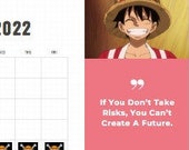 Calendar digital Anime Motivation