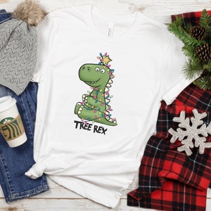 Tree Rex Christmas, Funny Christmas Shirt, Xmas Shirt, Dinosaur Christmas Shirt