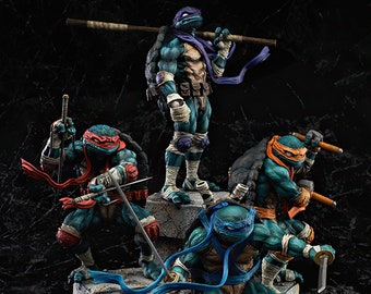 TMNT Diorama 3D imprimable Teenage Mutant Ninja Turtles | Télécharger des fichiers STL