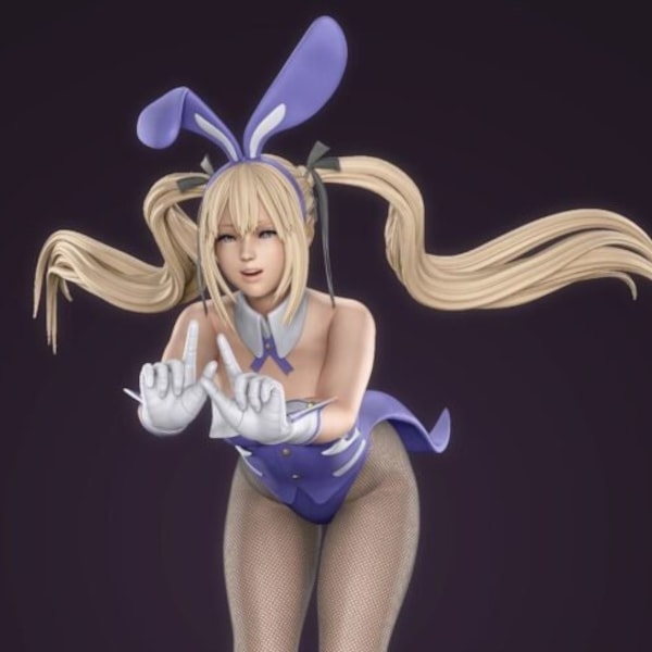 Marie Rose - Anime Figurine Digital Download (SFW & NSFW) | Dead or Alive Model for 3D Printing | STL Print Files