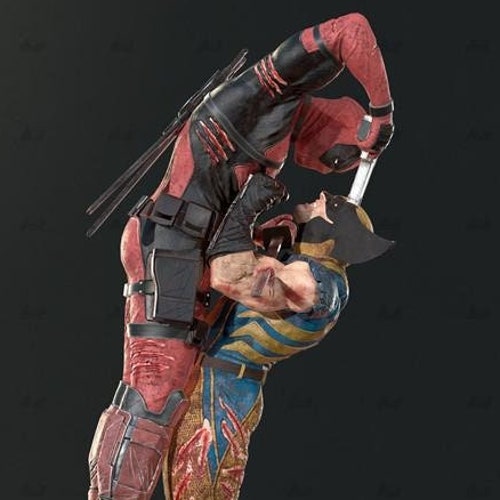 Deadpool VS Wolverine STL Files Model Figures to 3D Print - Etsy