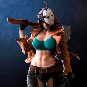 Friday the 13th Girl - 3D Printable Horror Jason Voohees - Digital Download and Print