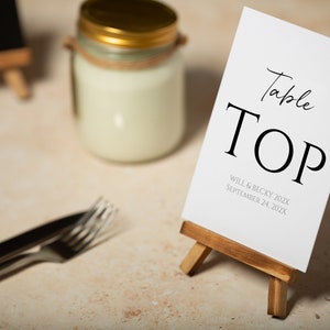 Table Numbers Minimalist Design BT107 image 2