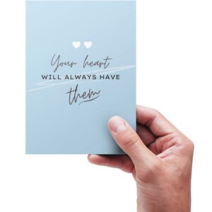 Carte de perte de grossesse, carte de perte de bébé, jumeau de perte de bébé, fausse couche, anniversaire de bébé ange, carte d’anniversaire céleste, sympathie, mère endeuillée