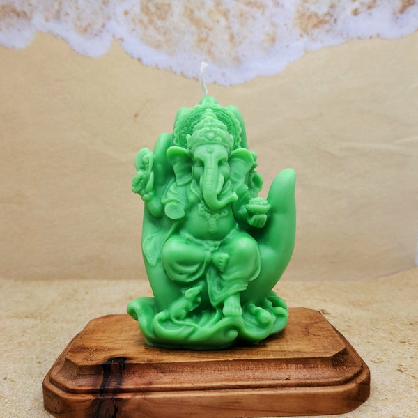 Buddha Elephant Candle Ganesha