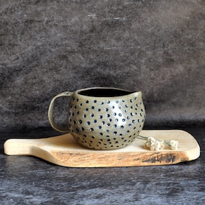 Ceramic Handmade Pitcher / Ceramic Jug / Ceramic Pitcher / Ceramic Carafe / Wine Carafe / Natural / Rustic / Gift Pitcher